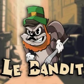 Le Bandit slot logo by Hacksaw Gaming at Legiano Casino