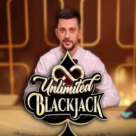 Official Live Casino logo: Unlimited Blackjack by Ezugi at Legiano Casino